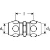 Raccord double droit 12 x 17 diamètre 10 064370699