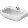 Lavabo SERIE 1930, 70 x 50, avec trop-plein et plage de robinetterie, Blanc Réf. 0438700000