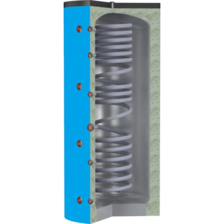 BALLON TAMPON MORVAN SERIE TX 800 CHAUFFAGE + ECS PAR SERPENTIN INOX  CAPACITE