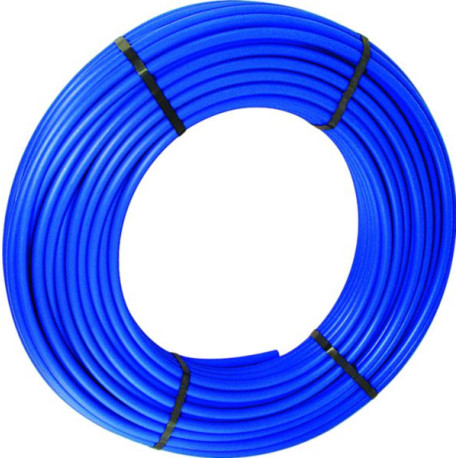 Tube PER nu ALTECH D 16mm ep 1,5mm couronne 120m bleu