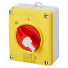 Interrupteur sectionneur - hp - urgence - en boitier isolant - 32a 4p - poigne rouge cadenassable - ip66/67/69 Réf. GW70436P