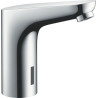 Robinetterie électronique FOCUS, pour lavabo, sans manette de réglage de température, sur secteur, chromé réf. 31174000
