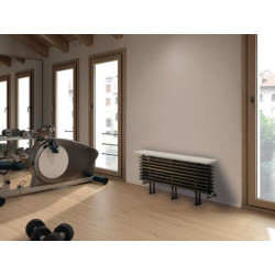 Radiateur eau chaude TESI BANC 731W azurite 3 H1500 L180 Réf. RT41500046CA402N01