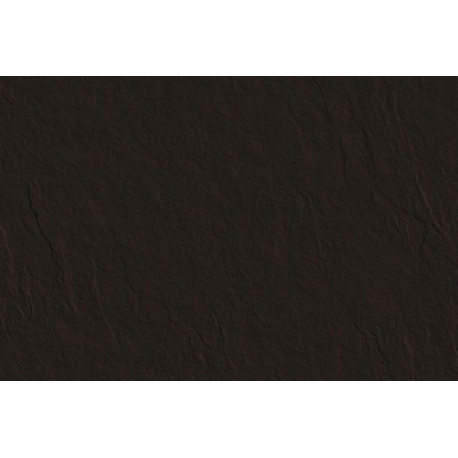 RECEVEUR BASE SLATE 75 MOKA (160x75). Bonde standard. Grille inox. Possible rebord. Découpe sur-mesure. Réf: 53012400
