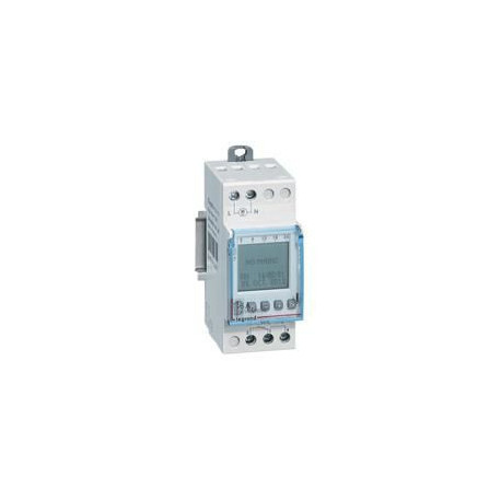 interrupteur horaire programmable digital auto multifonction -1 sortie 16A 250V~ Ref.412631