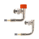 Kit hydrocâblé thermostatique M30 long KV réglable équerre PER à sertir 16-1/2JT réf. R858162H