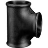 Té 130 fonte malléable noir femelle 15x21 réf.130015N