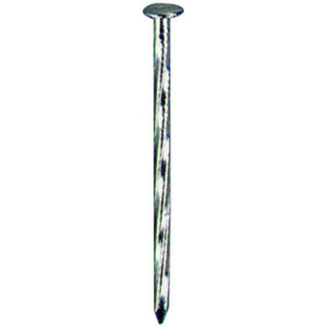 Pointe tête plate ordinaire tige torsadée longueur 140mm diamètre 5,5mm boîte de 5kg réf. QAF30/140
