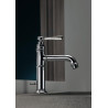Mitigeur lavabo 100 avec tirette et vidage AX Montreux surface Chromé Réf. 16515000