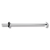 Porte-rideau droit tube Inox D 20 poli brillant, longueur 1 m réf. 2359
