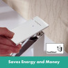 Mitigeur lavabo 110 Tecturis E  CoolStart avec tirette et vidage Chromé Réf. 73014000