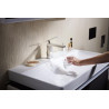 Mitigeur lavabo 110 Tecturis E  CoolStart avec tirette et vidage Chromé Réf. 73014000