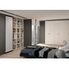 Radiateur eau chaude TESI 2 475W Noir Graphite H600 L495 Réf. RT206001118A402N01