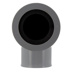 Coude système J femelle femelle 87°30 diamètre 50mm CJ88J pour sortie d'appareil sanitaire