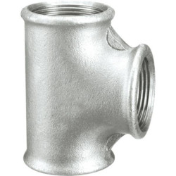 Té réduit 130R fonte malléable galvanisée femelle 40x15x40 réf.130040015040G