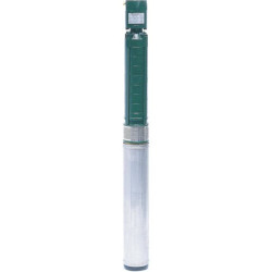 Pompe immergée pour forage 6" 15/400 T alimentation électrique 400 V - 11 kW - 23 A débit 19,8 m³/h - HMT 116 m raccordement 3" Réf. 153375