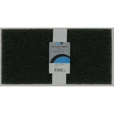 Tampon de rechange pour platoir velcro TAF 24x12 cm Novipro