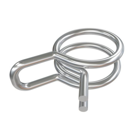 Collier de serrage pour tube clair diamètre 6mm (25 pièces) Réf ACC00912
