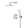 Pack façade pour douche encastrée Mono avec Tempesta 250 / Grohtherm Chromé réf. 1039960000