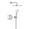 Pack façade pour douche encastrée Mono avec Tempesta 250 / Grohtherm Chromé réf. 1039960000