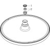 Douche de tête 240 1jet EcoSmart 9 L/min chromé Réf. 26724000