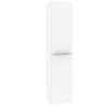 Colonne Alterna PLENITUDE H160cm 2 portes L35cm P38cm blanc brillant