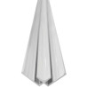 Profile d'angle intérieur 90° blanc hauteur 2100 mm prévu lors d'une pose en angle avec profilés des panneaux Prepanel Réf. 1420000518