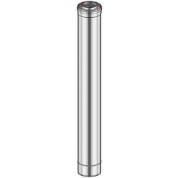 Elément droit INOX-GALVA, diamètre 180 mm, Lg: 25 cm ED 250 180 Réf. 32180003/0