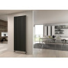 Radiateur eau chaude SAX vertical Noir opaque 2000x400x55 955 W Réf. SX1200010K1IR82A01