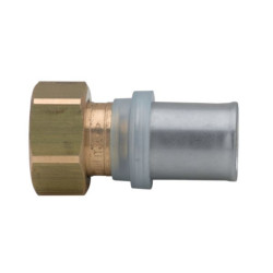 Raccord droit femelle écrou libre Altech 16x1/2 (x5) pour tube multicouche