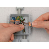 Borne de dérivation - 2 fils - PUSH WIRE® (push-in) - 0,5 à 2,5 mm² - boîte de 100 pcs Réf. 2273-202