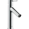 Mitigeur de lavabo AXOR Starck  100 avec poignée à levier, bonde à écoulement libre, nickel brossé Réf : 10003820