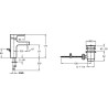 Mitigeur lavabo Strayt avec vidage chrome réf. E37327-CP