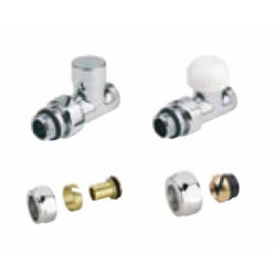 Kit de raccordement coudé thermostatique chromé Réf. 850302