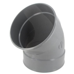 Coude simple 45° femelle femelle diamètre 200mm