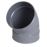 Coude simple 45° femelle femelle diamètre 200mm