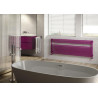 Sèche-serviette eau chaude Rigo EC 228W , Quartz 2 373x520x50 (DT30 EGAL 131W). Raccord latéral standard 1/2" Réf. RIS052B2CIR01NNN01"