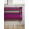 Sèche-serviette eau chaude Rigo EC 228W , Quartz 2 373x520x50 (DT30 EGAL 131W). Raccord latéral standard 1/2" Réf. RIS052B2CIR01NNN01"