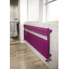 Sèche-serviette eau chaude Rigo EC 228W , Quartz 2 373x520x50 (DT30 EGAL 131W). Raccord latéral standard 1/2" Réf. RIS052B2CIR01NNN01"