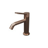 Mitigeur lavabo EAST SIDE regular avec vidage Up & Down Or Rose Brossé Réf. ES22034P