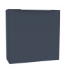 Lave mains Alterna Plénitude longueur 55cm avec rangement tablette latéral profondeur 22cm Bleu indigo version gauche
