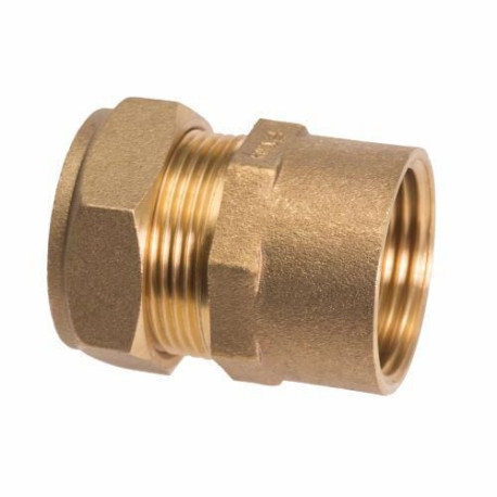 Raccord union à compression J501 droit femelle D16-20X27 pour tube cuivre Réf. U0410CO303--P1