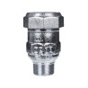 Raccord à compression mâle fonte malléable galvanisé type A diamètre 33,7mm