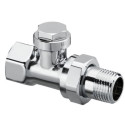 Raccord union de radiateur «Combi C» DN 15, PN 10, té de réglage, chromé Réf.1165554