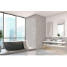 Panneau mural VIPANEL aspect pierre L 1000 x H 2550 mm épaisseur 3mm ardoise gris finition structuré Rèf. 1420000446