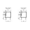 CABINE IZI GLASS 2 BATTANTE 80X80 MITIGEUR MECANIQUE VERRE TRANSPARENT Réf. L11IZB0080M