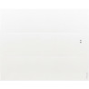 Radiateur électrique Oniris connecté pilotage intelligent  horizontal 1500W blanc Réf. 503915